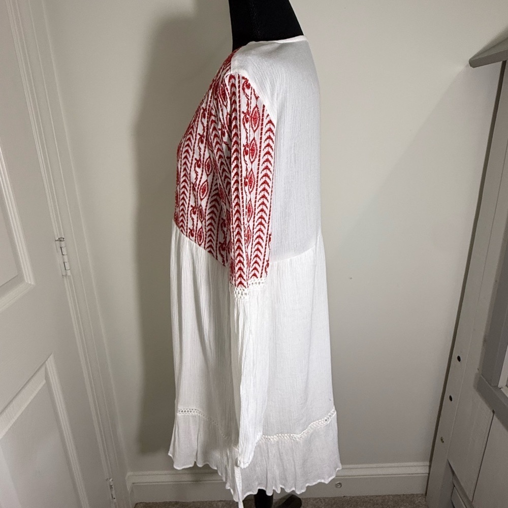 Xhilaration Red and White Midi Dress - Picture 8 of 8